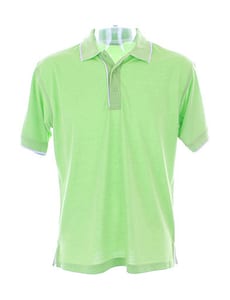 Kustom Kit KK448 - Essential Polo Shirt Lime/White