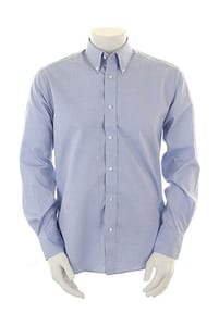 Kustom Kit KK188 - Tailored Fit Premium Oxford Shirt LS Light Blue