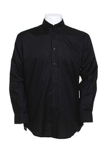 Kustom Kit KK351 - Workwear Oxford Shirt LS Schwarz