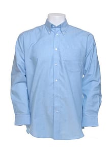Kustom Kit KK351 - Workwear Oxford Shirt LS Light Blue
