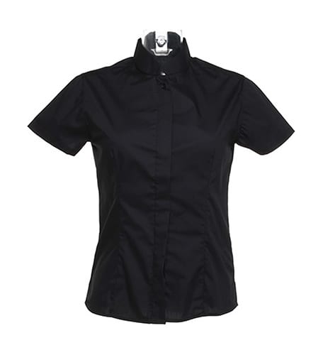 Bargear KK736 - Women's bar shirt Mandarin collar short sleeve