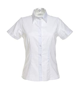 Kustom Kit KK360 - Women's workplace Oxford blouse short sleeved White