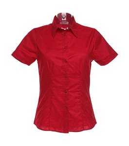 Kustom Kit KK360 - Women's workplace Oxford blouse short sleeved Red