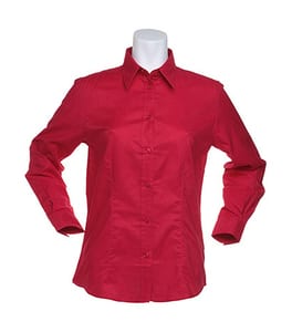 Kustom Kit KK361 - Workwear Oxford Bluse LA Rot