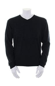 Kustom Kit KK352 - Arundel v-neck sweater long sleeve Black