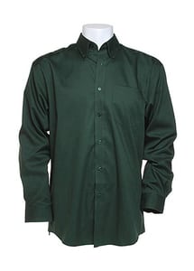 Kustom Kit KK105 - Corporate Oxford shirt long sleeved Bottle Green