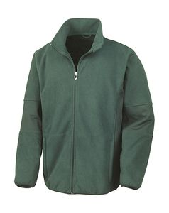 Result R131M - Osaka combed pile softshell jacket Forest Green