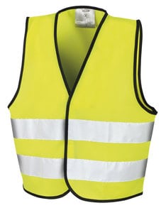 Result Safe-Guard R200J - Kinder Sicherheitsweste mit Reflektoren Fluorescent Yellow
