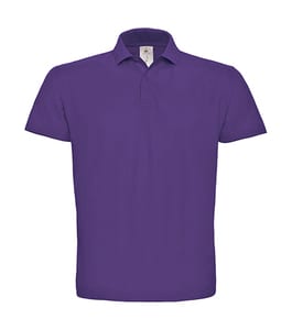 B&C ID.001 - Piqué Polo Shirt Purple