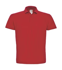 B&C ID.001 - Piqué Polo Shirt Red