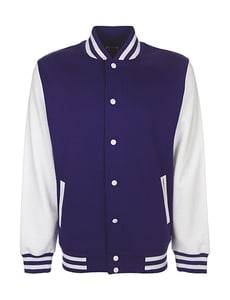 FDM FV001 - College Jacket Purple/White