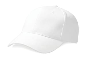 Beechfield B65 - Pro-Style Heavy Brushed Cotton Cap White