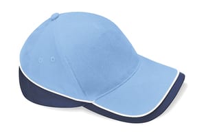 Beechfield B171 - Teamwear Competition Cap Sky Blue/French Navy/White