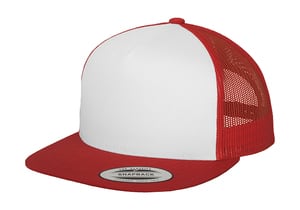 Yupoong 6006W - Classic Trucker Cap Red/White/Red