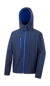 Result Core R230M - TX Performance Hooded Softshell Jacket Navy/Royal