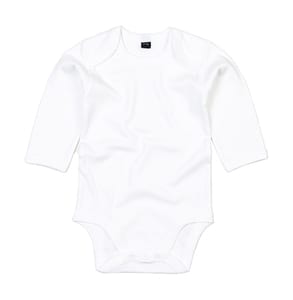 Babybugz BZ30 - Baby Organic LS Bodysuit White