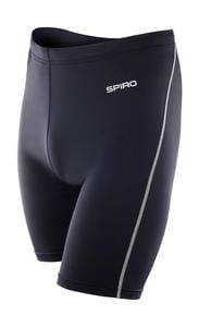 Spiro S250M - Bodyfit Sportshorts Herren Schwarz