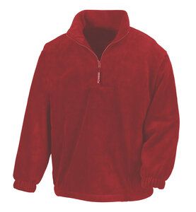 Result R033X - 1/4 Zip Fleece Top Red