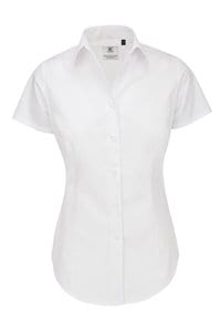 B&C Heritage SSL Women - Ladies` Heritage Poplin Shirt - SWP44 White