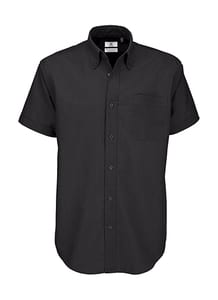 B&C SMO02 - Men's Oxford Short Sleeve Shirt Black
