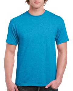 Gildan GD005 - Camiseta para adultos de algodón grueso Heather Sapphire