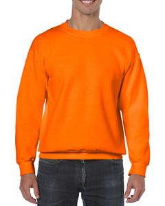 Gildan GD056 - HeavyBlend ™ sweatshirt voor mannen met ronde hals Safety Orange