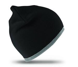Result RC046 - Reversible fashion fit hat Black/ Grey