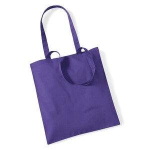 Westford mill WM101 - Baumwoll-Einkaufstasche Purple