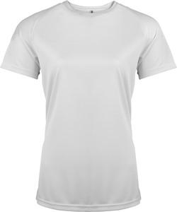 Proact PA439 - Damen Basic Sport Funktionsshirt Kurzarm Weiß