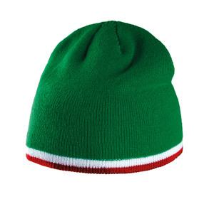 K-up KP515 - BEANIE HAT WITH BI-COLOUR BOTTOM BAND