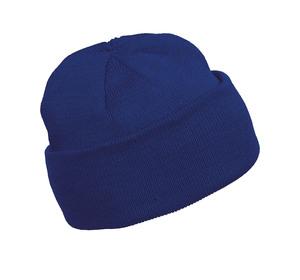 K-up KP031 - KNITTED TURNUP BEANIE Royal Blue