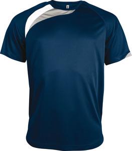 ProAct PA437 - T-SHIRT SPORT MANCHES COURTES ENFANT Sporty Navy / White / Storm Grey