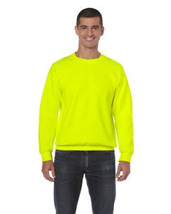 Gildan 18000 - Wholesale Crewneck Sweatshirt 8 oz. Safety Green