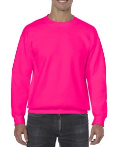 Gildan 18000 - Wholesale Crewneck Sweatshirt 8 oz. Safety Pink