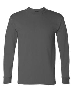 Bayside 2955 - Union-Made Long Sleeve T-Shirt Charcoal