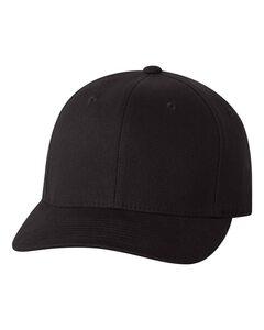 Flexfit 6377 - Structured Brushed Twill Cap Black