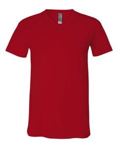 Bella+Canvas 3005 - Unisex Short Sleeve V-Neck Jersey T-Shirt Red