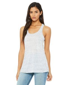 Bella+Canvas 8800 - Musculosa Flowy Racerback  White Marble
