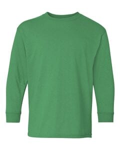 Gildan 5400B - Youth Heavy Cotton Long Sleeve T-Shirt Irish Green