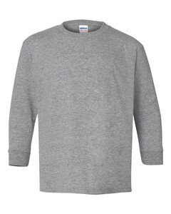 Gildan 5400B - Youth Heavy Cotton Long Sleeve T-Shirt Sport Grey