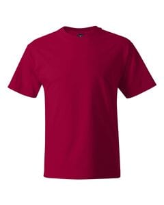 Hanes 518T - Beefy-T® Tall T-Shirt De color rojo oscuro