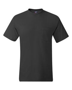 Hanes 5190 - Beefy-T® with a Pocket Smoke Grey