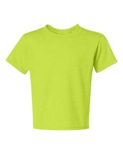 JERZEES 29BR - Heavyweight Blend™ 50/50 Youth T-Shirt Seguridad Verde