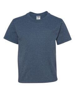 JERZEES 29BR - Heavyweight Blend™ 50/50 Youth T-Shirt Vintage Heather Blue