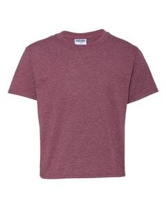 JERZEES 29BR - Heavyweight Blend™ 50/50 Youth T-Shirt Vintage Heather Maroon