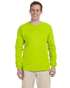 Gildan 2400 - Ultra Cotton™ Long Sleeve T-Shirt Safety Green