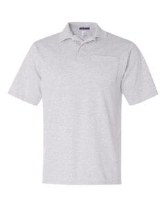 JERZEES 436MPR - SpotShield™ 50/50 Sport Shirt with a Pocket Gris mezcla