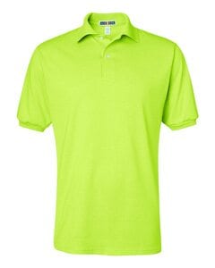 JERZEES 437MSR - SpotShield™ 50/50 Sport Shirt Safety Green