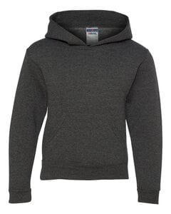 JERZEES 996YR - NuBlend® Youth Hooded Sweatshirt Black Heather