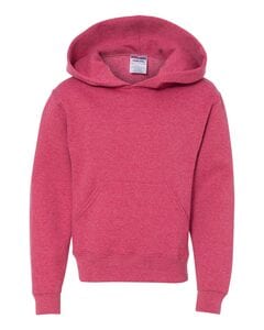 JERZEES 996YR - NuBlend® Youth Hooded Sweatshirt Vintage Heather Red
